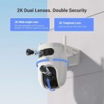EZVIZ H9c Dual 2K 3MP+3MP Pan & Tilt WiFi Camera - Image 5